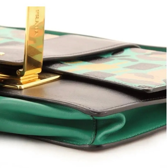 PRADA bag limited edition 2017 Mango+Nero - Picture 2 of 10